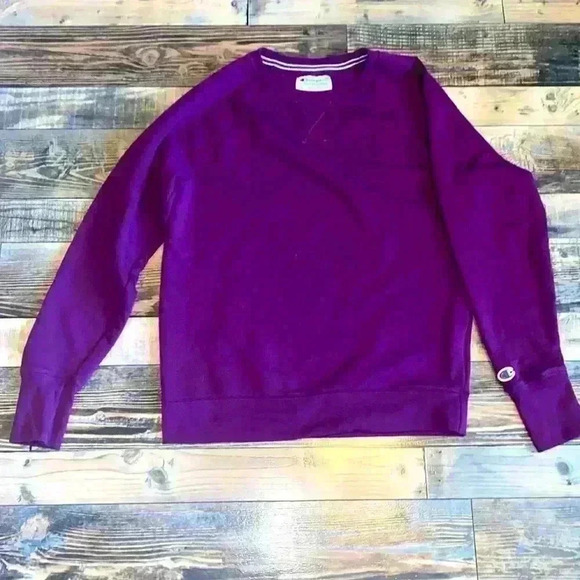Champion purple sweatshirt size medium - Picture 1 of 4